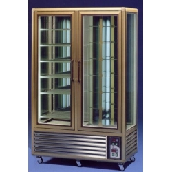 Шкаф холодильный комбинированный для мороженого и кондитерских изделий с 2 стеклянными дверями