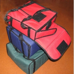 Термостойкая сумка для транспортировки пиццы 37*37 на 9-10 пицц,ткань