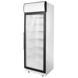 Шкаф холодильный,среднетемпературный -8..0'C, 700л, 4 полки, белая оцинков. сталь,1 стеклян. дверь