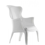 Кресло пластиковое белое PASHA