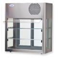 Холодильная витрина настольная 2 двери-купе и шторки (пластик) темп.+2..+8С