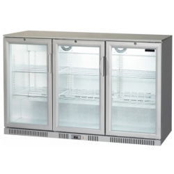 Стол холодильный для напитков темп.+2...+12С. 3 двери со стеклом