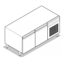 Стол холодильный подстановочный, 2 двери, темп.-2..+8С, гастронормированный GN1/1