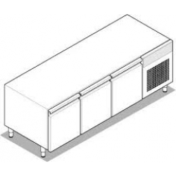 Стол холодильный подстановочный, 3 двери, темп.-2..+8С, гастронормированный GN1/1
