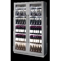 Шкаф холодильный для вина, 2 стеклянные двери, 86+86 бут.