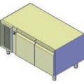Стол холодильный подстановочный, 2 двери, , темп.+2..+10С, гастронормированный GN1/1